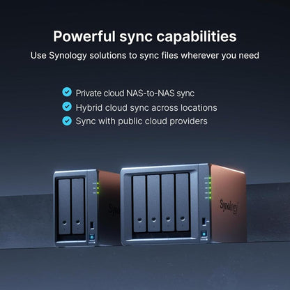 Synology DiskStation DS425+ | 4-Bay NAS Storage Solution | Intel Celeron Quad-Core | 2.5GbE | M.2 NVMe Cache Support