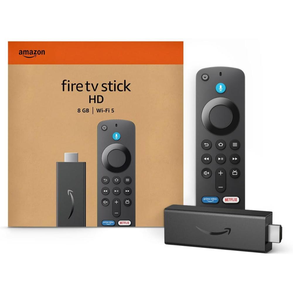 Amazon Fire TV Stick HD | Full HD Streaming | Alexa Voice Remote | 8GB Storage