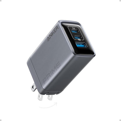 Anker Prime Charger (100W, 3 Ports, GaN) A2688 | Fast Multi-Port USB-C Wall Charger