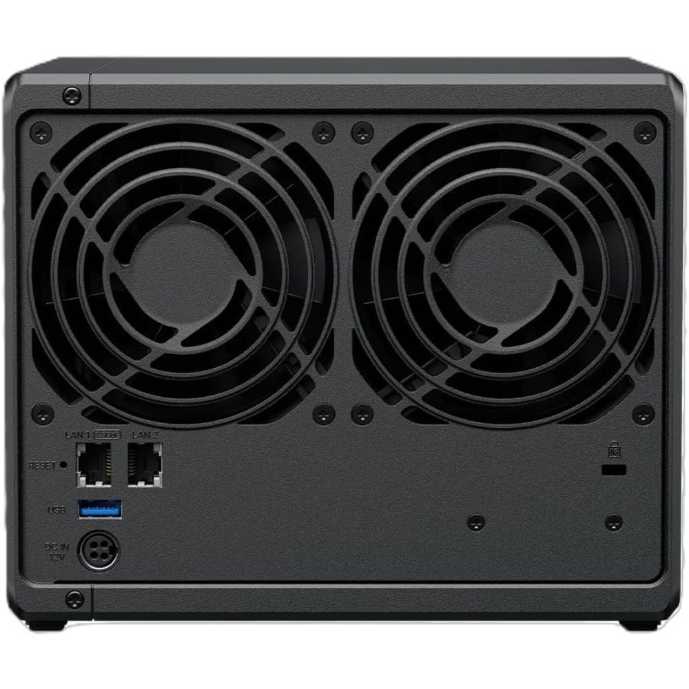 Synology DiskStation DS425+ | 4-Bay NAS Storage Solution | Intel Celeron Quad-Core | 2.5GbE | M.2 NVMe Cache Support