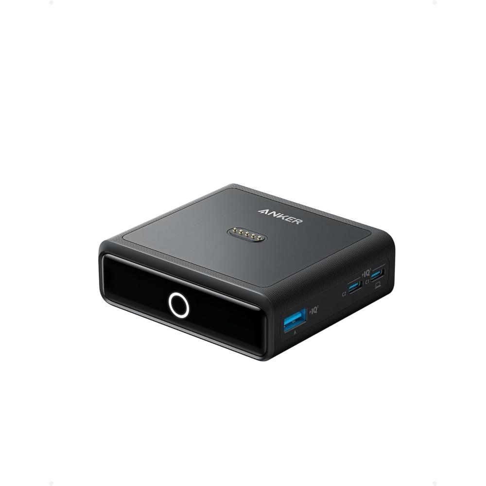 Anker A1902 100W Charging Base for Anker Prime Power Bank | 4-Port GaN Desktop Charger