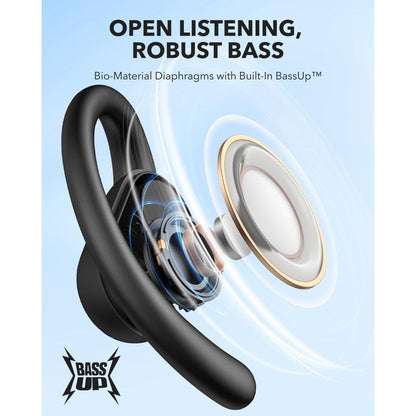 Soundcore by Anker V30i Open-Ear Headphones A3873 | Wireless Bluetooth Earbuds with Open-Ear Design, 36H Playtime & Robust Bass