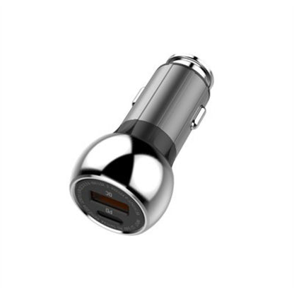 LDNIO C1 | 36W Super Fast Car Charger, Zinc Alloy Shell, Dual Port PD + QC3.0, Type-C, Micro Cable Included