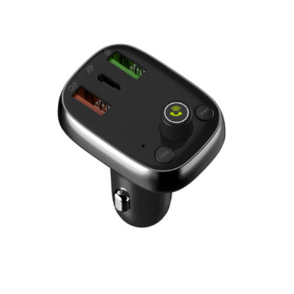 LDNIO C704Q | 30W Car Charger with Bluetooth 5.0 FM Transmitter, 3 USB Ports, PD & QC4.0+, Hands-Free Music & Calls