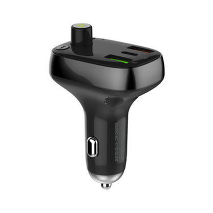 LDNIO C704Q | 30W Car Charger with Bluetooth 5.0 FM Transmitter, 3 USB Ports, PD & QC4.0+, Hands-Free Music & Calls