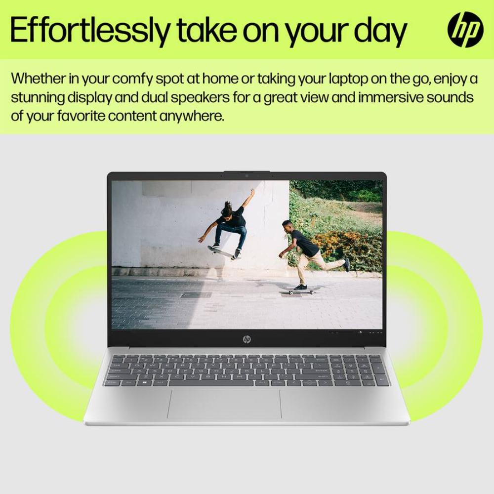 HP 15-FD0154WM Intel Core Ultra 5-125H Laptop | 8GB DDR5 | 512GB SSD | 15.6" FHD Touchscreen | Windows 11 | Silver