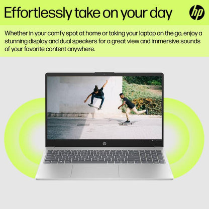 HP 15-FD0154WM Intel Core Ultra 5-125H Laptop | 8GB DDR5 | 512GB SSD | 15.6" FHD Touchscreen | Windows 11 | Silver
