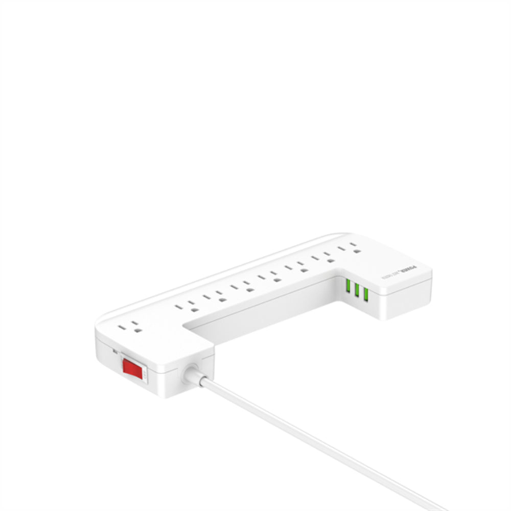 LDNIO SN5311 | 2500W Universal Power Socket Management Box, 5 AC Outlets, 2M Cord, UK/US/EU Plug, Flame-Retardant