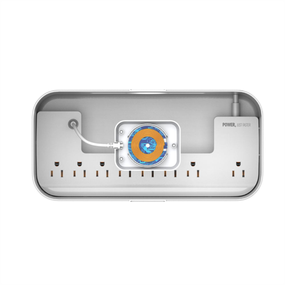 LDNIO SN5311W | Smart Power Socket Storage Box, 5 AC Outlets + 6 USB Ports (PD/QC/Auto-ID), 2500W, 2M Cord