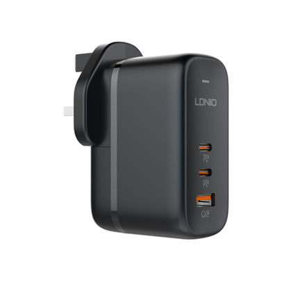 LDNIO Q366 | 65W GaN Super Fast Charger, Dual USB-C + USB-A, PD & QC4.0+, Foldable Plug, Travel Adapter