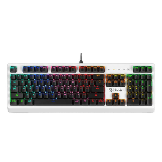 Bloody B810RC Light Strike RGB Animation Gaming Keyboard | Punk Yellow | LK Blue Switches