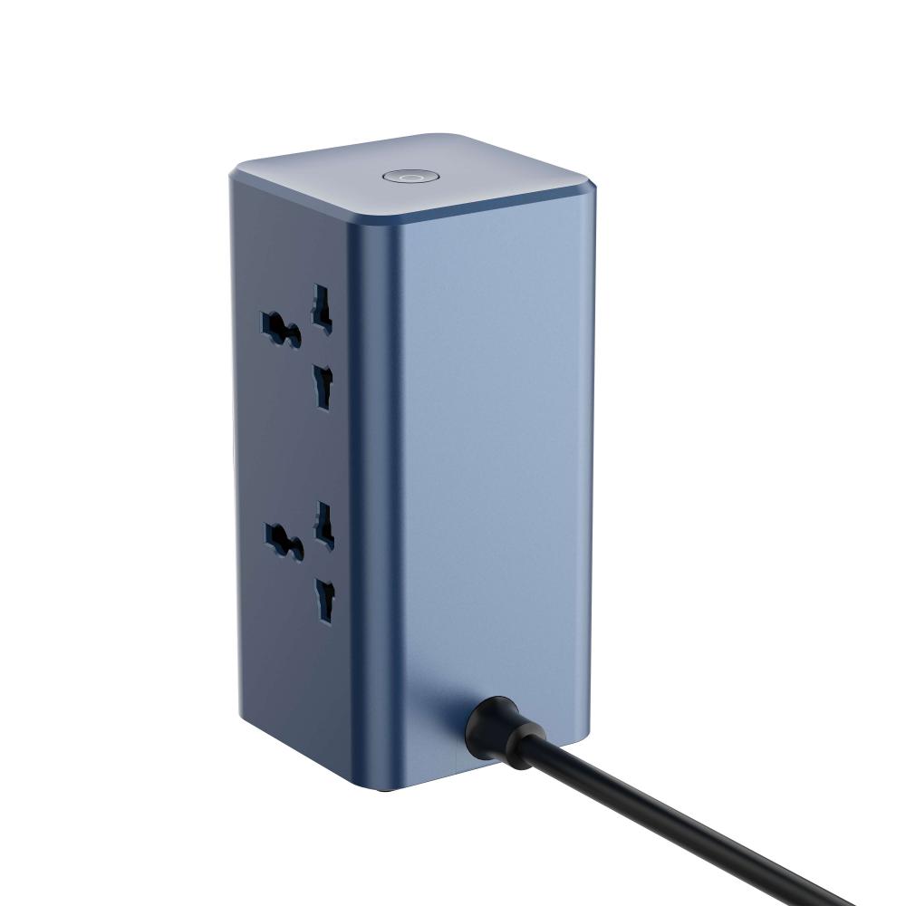 LDNIO SC2 7-in-1 Power Extension | 4 AC Sockets + 2 USB-C + 1 USB-A Fast Charging Power Strip