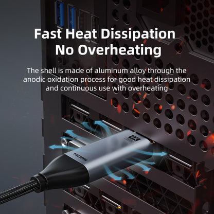 CABLETIME CC12N USB-C to HDMI Cable | 4K@30Hz, 10.2Gbps, Nylon Braided | 3M