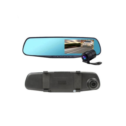 L830 Car DVR Mirror Dual Camera | 4.3" Display | Front & Rear 1080P Recording | Parking Monitor