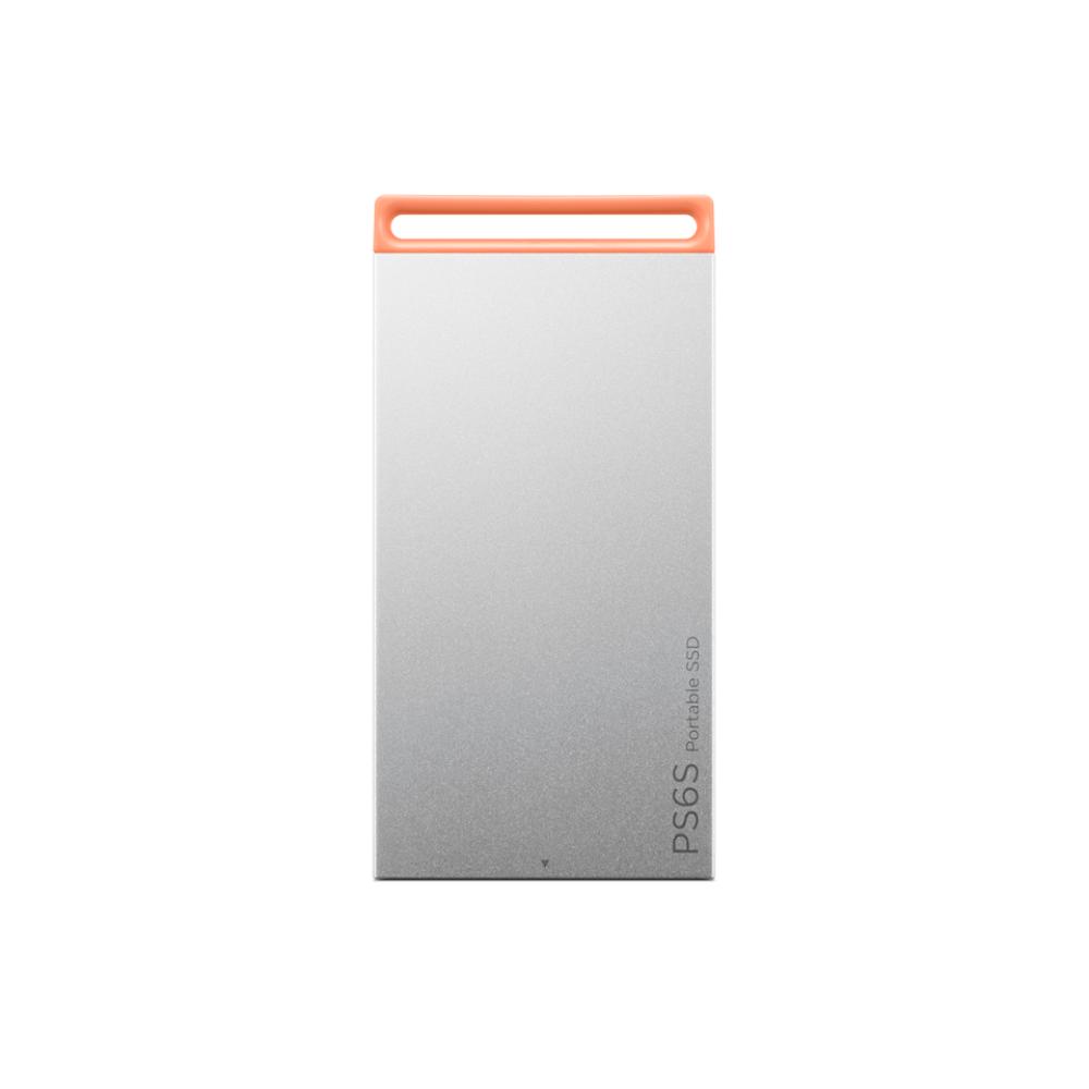 Lenovo PS6S Portable SSD | USB 3.1 Gen 2 | Up to 550MB/s Read Speed | Ultra-Portable Metal Design