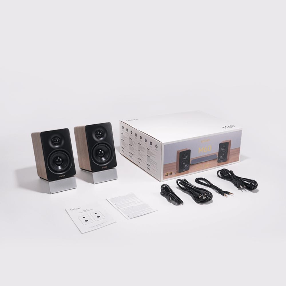 Edifier M60 Compact Desktop Speakers | 66W RMS Hi-Res Audio | Bluetooth 5.3 LDAC | USB-C