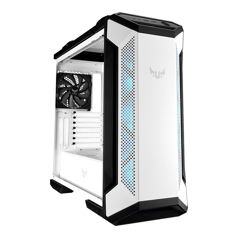 ASUS TUF Gaming GT501 | GAMING Case Supports Up To EATX With Metal Front Panel | BLACK - WHITE