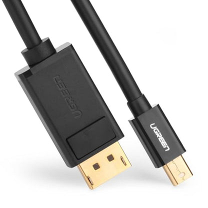 UGREEN Mini DisplayPort to DisplayPort Cable | 1.5M, 4K@60Hz, DP 1.2, Black