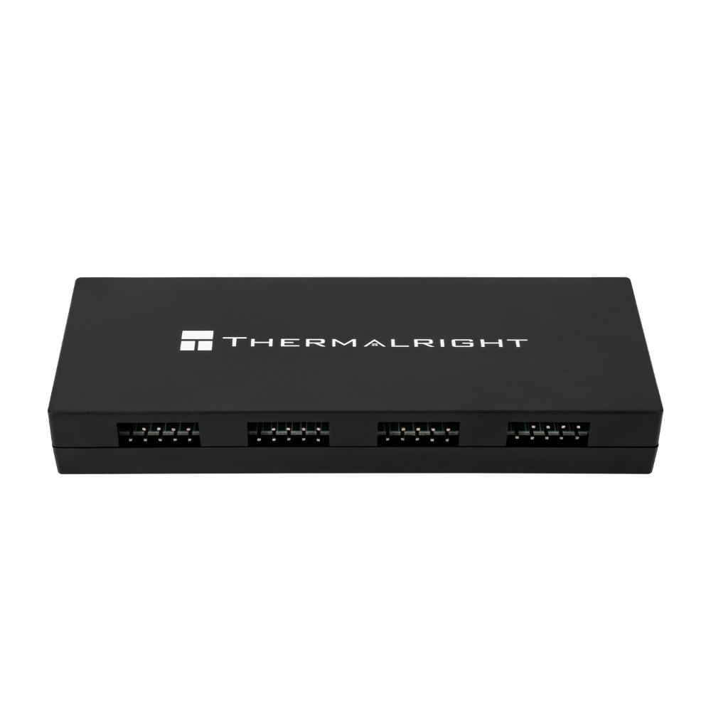 Thermalright USB 2.0 HUB X5 BLACK | 5× USB 2.0 9-Pin Connectors | SATA Power | 500mm Cable
