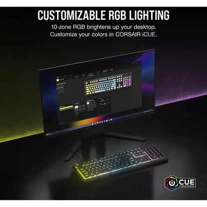 CORSAIR K55 CORE RGB Gaming Keyboard | Black