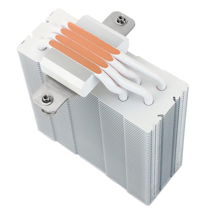 Thermalright Assassin Spirit 120 EVO Black & White | Single-Tower CPU Air Cooler | 4× 6mm Heat Pipes | 120mm PWM Fan | 5V ARGB | Intel & AMD