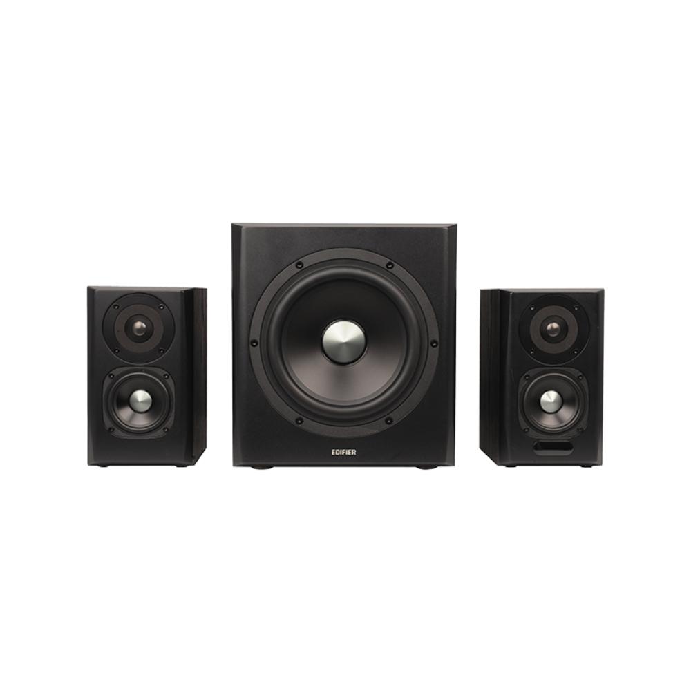 Edifier S351DB 2.1 Bookshelf Speaker System | 150W RMS | Bluetooth aptX | Optical & Coaxial | 8" Subwoofer