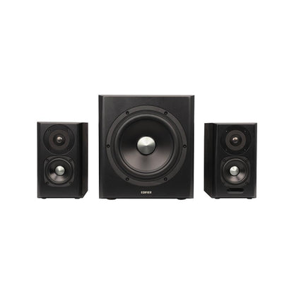 Edifier S351DB 2.1 Bookshelf Speaker System | 150W RMS | Bluetooth aptX | Optical & Coaxial | 8" Subwoofer