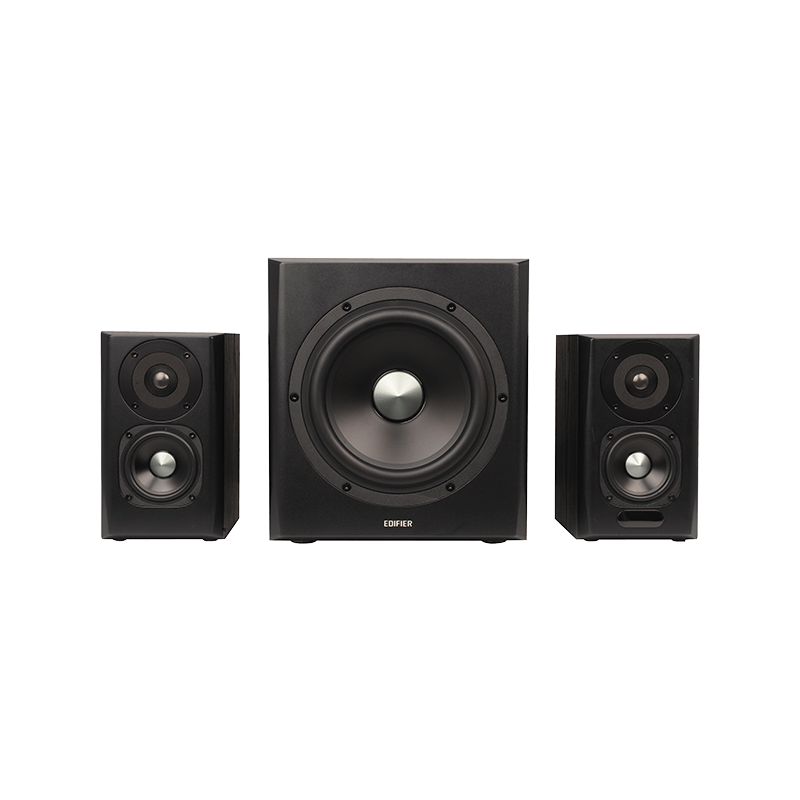 Edifier S351DB Bluetooth Bookshelf Speakers with Subwoofer | 150W RMS, Bluetooth, Wooden Enclosure