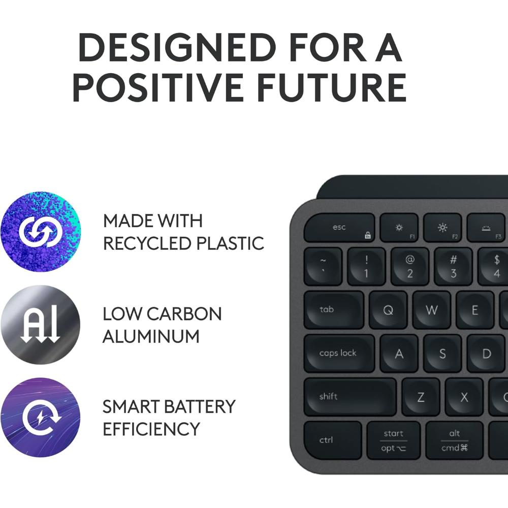 Logitech MX Keys S Combo | MX Master 3S Mouse + MX Keys S Keyboard + Palm Rest