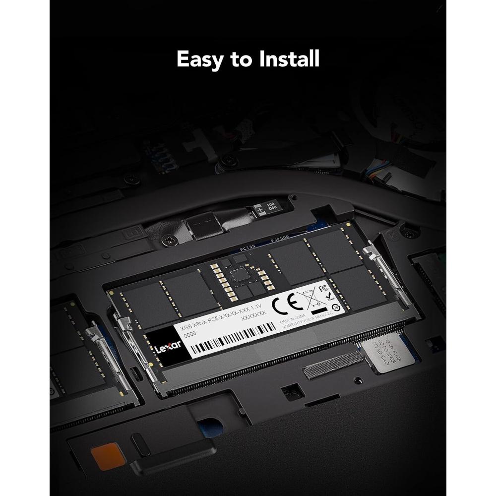 Lexar DDR5 SODIMM Laptop Memory | 5600MT/s | 16GB / 32GB | 262-Pin