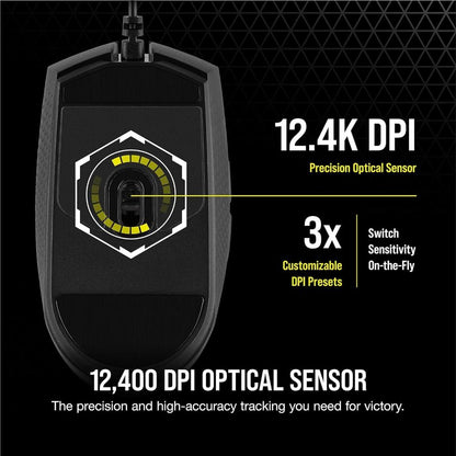 CORSAIR KATAR PRO Ultra-Light Gaming Mouse (AP) | 12,400 DPI Precision Mouse