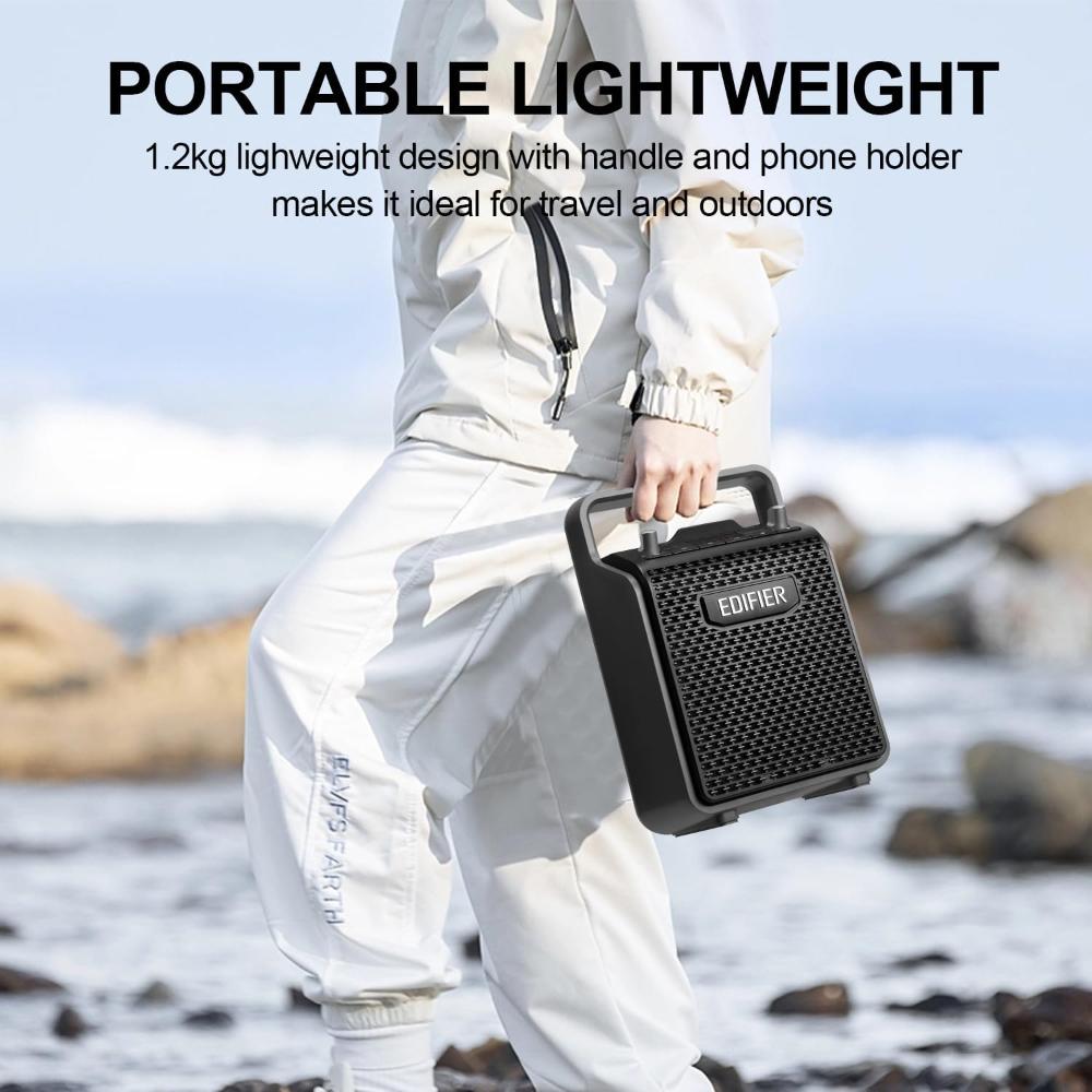 Edifier PP205 Portable Karaoke Bluetooth Speaker | 12W RMS Sound | Bluetooth 5.0 | 8-Hour Playback
