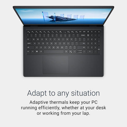 Dell 15 DC15250 Laptop | Intel Core 3 100U | 8GB DDR4 | 512GB SSD | 15.6" FHD 120Hz Display | Windows 11 Home | Carbon Black