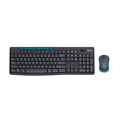 Logitech MK275 Wireless Combo | Full-Size Keyboard + Compact Mouse | 2.4GHz Wireless | Plug-and-Play Nano Receiver | 36-Month Battery | Reliable Everyday Performance