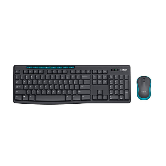 Logitech MK275 Wireless Combo | Full-Size Keyboard + Compact Mouse | 2.4GHz Wireless | Plug-and-Play Nano Receiver | 36-Month Battery | Reliable Everyday Performance