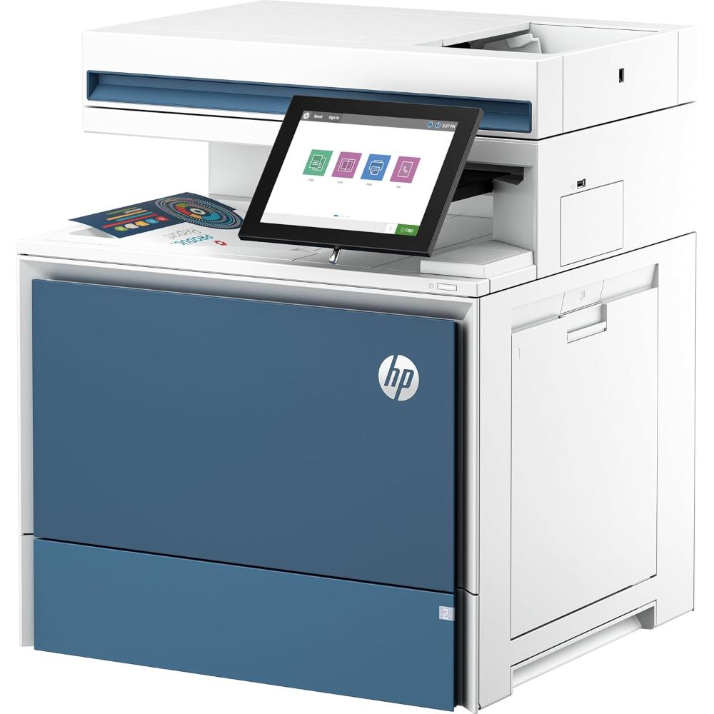 HP Color LaserJet Enterprise MFP X58045dn | A4 Color Multifunction Printer | 43ppm | Duplex Scan 94ipm | 8" Touchscreen | Enterprise Security | 7E357A