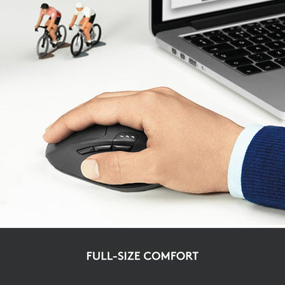 Logitech M720 Triathlon Multi-Device Wireless Mouse | Hyper-Fast Scrolling | 8 Buttons | 3-Device Easy-Switch | Bluetooth & Unifying Receiver