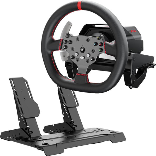 PXN V10 Ultra Direct Drive Racing Wheel | 3.2Nm Force Feedback | 270mm Leather Wheel | PC, PS4, Xbox Series X|S