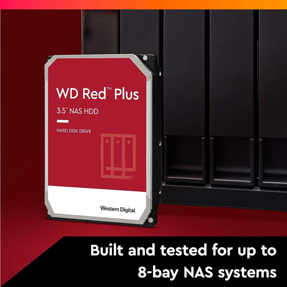 WD Red Plus | Internal NAS HDD 3.5" | Optimized for NAS Systems | 2TB - 8TB