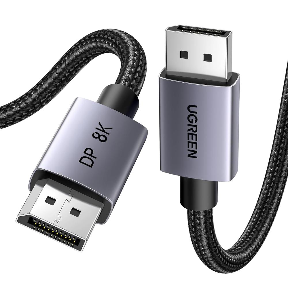 UGREEN DisplayPort 1.4 Cable | 8K@60Hz | 4K@240Hz | VESA Certified | 32.4Gbps | HDR | G-SYNC | FreeSync | DP Male to Male