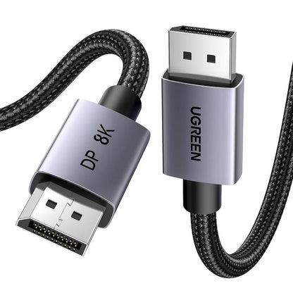 UGREEN DisplayPort 1.4 Cable | 8K@60Hz | 4K@240Hz | VESA Certified | 32.4Gbps | HDR | G-SYNC | FreeSync | DP Male to Male
