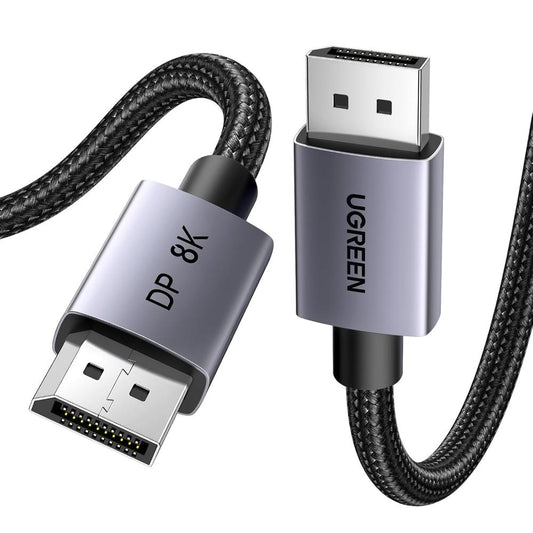 UGREEN DisplayPort 1.4 Cable | 8K@60Hz | 4K@240Hz | VESA Certified | 32.4Gbps | HDR | G-SYNC | FreeSync | DP Male to Male