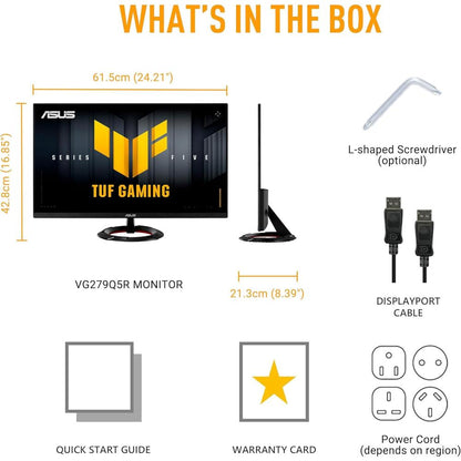 ASUS TUF Gaming VG279Q5R | 27" FHD 200Hz Fast IPS Gaming Monitor (0.3ms, ELMB, FreeSync Premium)