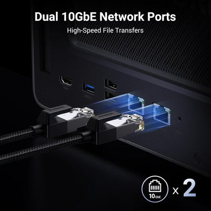 UGREEN NASync DXP8800 Plus | Intel Core i5 12th Gen, 8GB DDR5, 8-Bay NAS, Dual 10GbE, Thunderbolt 4, UGOS Pro