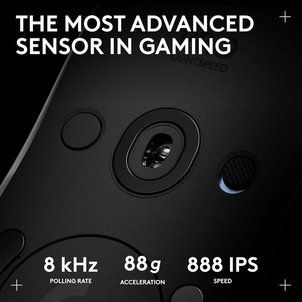 Logitech PRO 2 LIGHTSPEED Wireless Gaming Mouse | HERO 2 Sensor | LIGHTFORCE Switches | 44K DPI