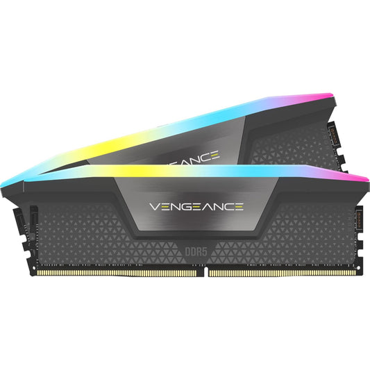 CORSAIR VENGEANCE® | RGB 32GB (2x16GB) DDR5 DRAM 5200MT/s CL40 AMD EXPO & Intel XMP Memory Kit