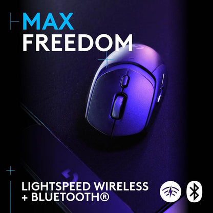 Logitech G309 LIGHTSPEED Wireless Gaming Mouse | HERO 25K Sensor | LIGHTFORCE Hybrid Switches | 25,600 DPI | 400+ IPS | LIGHTSPEED + Bluetooth | POWERPLAY Compatible