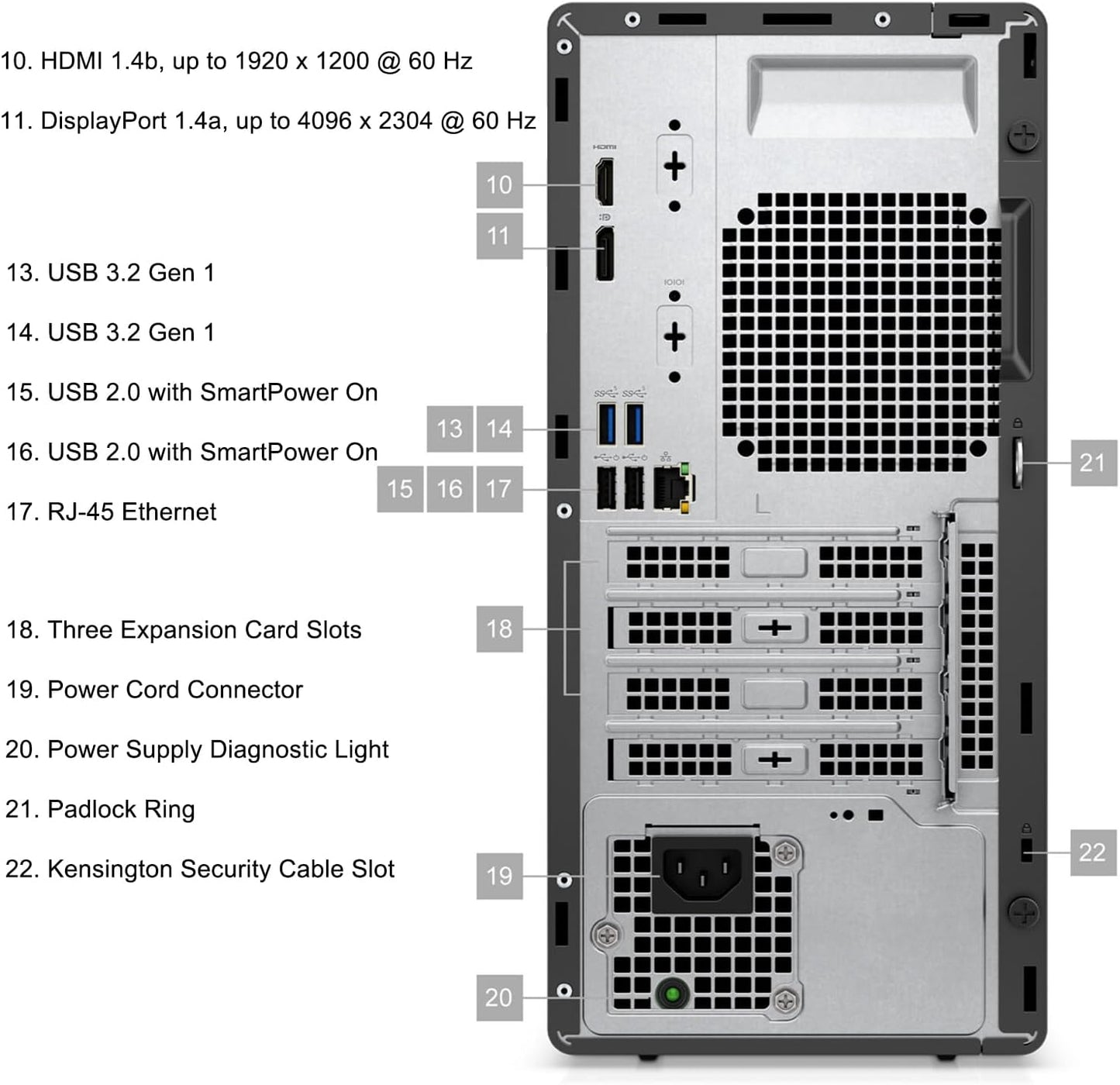 Dell OptiPlex 7010 Desktop Tower | Intel Core i5 13th Gen | 8GB DDR4 | 256GB M.2 SSD | Professional Solution