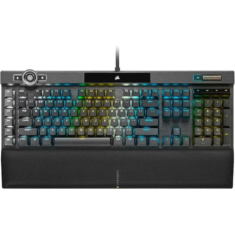 CORSAIR K100 RGB | Optical-Mechanical Gaming Keyboard (OPX Switch – Black)