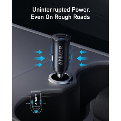 Anker USB-C Car Charger 30W 2-Port with PowerIQ 3.0 | A2741
